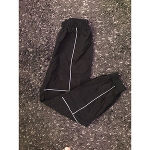 Reflective Piping Windbreaker Pants